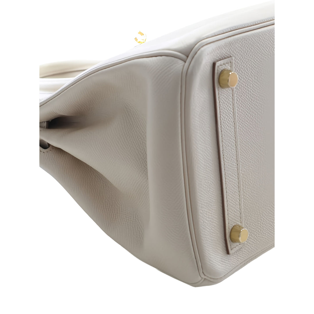 Hermès Sac à main Birkin Retourne 30 Epsom Blanc – vue 8 – GABY PARIS