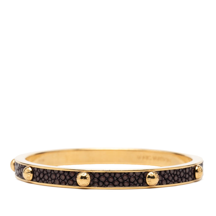 Louis Vuitton plaqué et Stingray Gimme A Clue Bangle