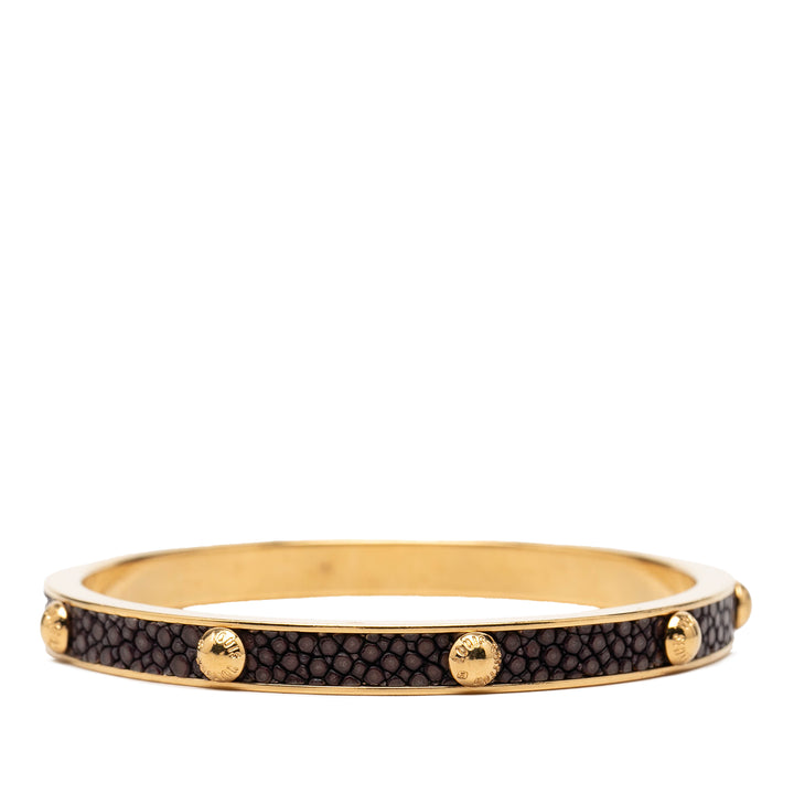 Louis Vuitton plaqué et Stingray Gimme A Clue Bangle