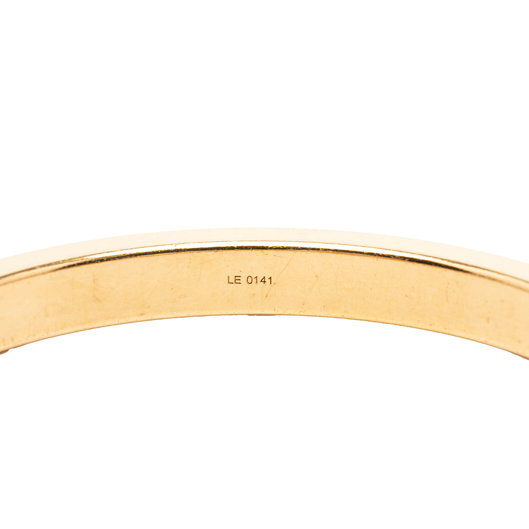 Louis Vuitton plaqué et Stingray Gimme A Clue Bangle