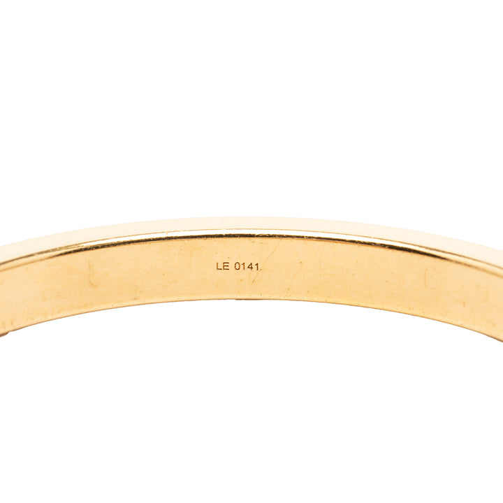 Louis Vuitton plaqué et Stingray Gimme A Clue Bangle