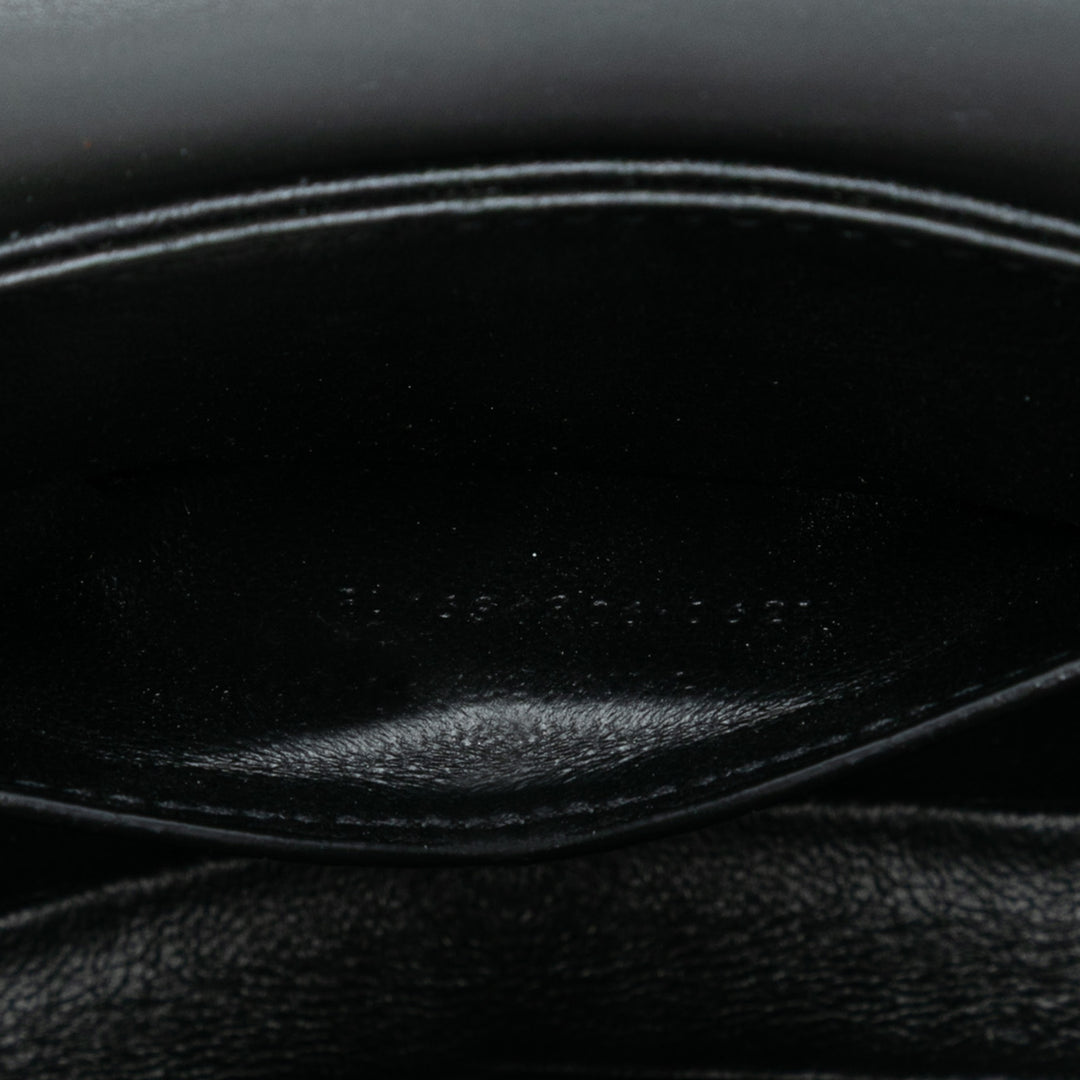 Saint Laurent Small Cuir de veau Solferino Sac cartable In Boîte Gris