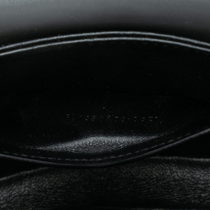 Saint Laurent Small Cuir de veau Solferino Sac cartable In Boîte Gris