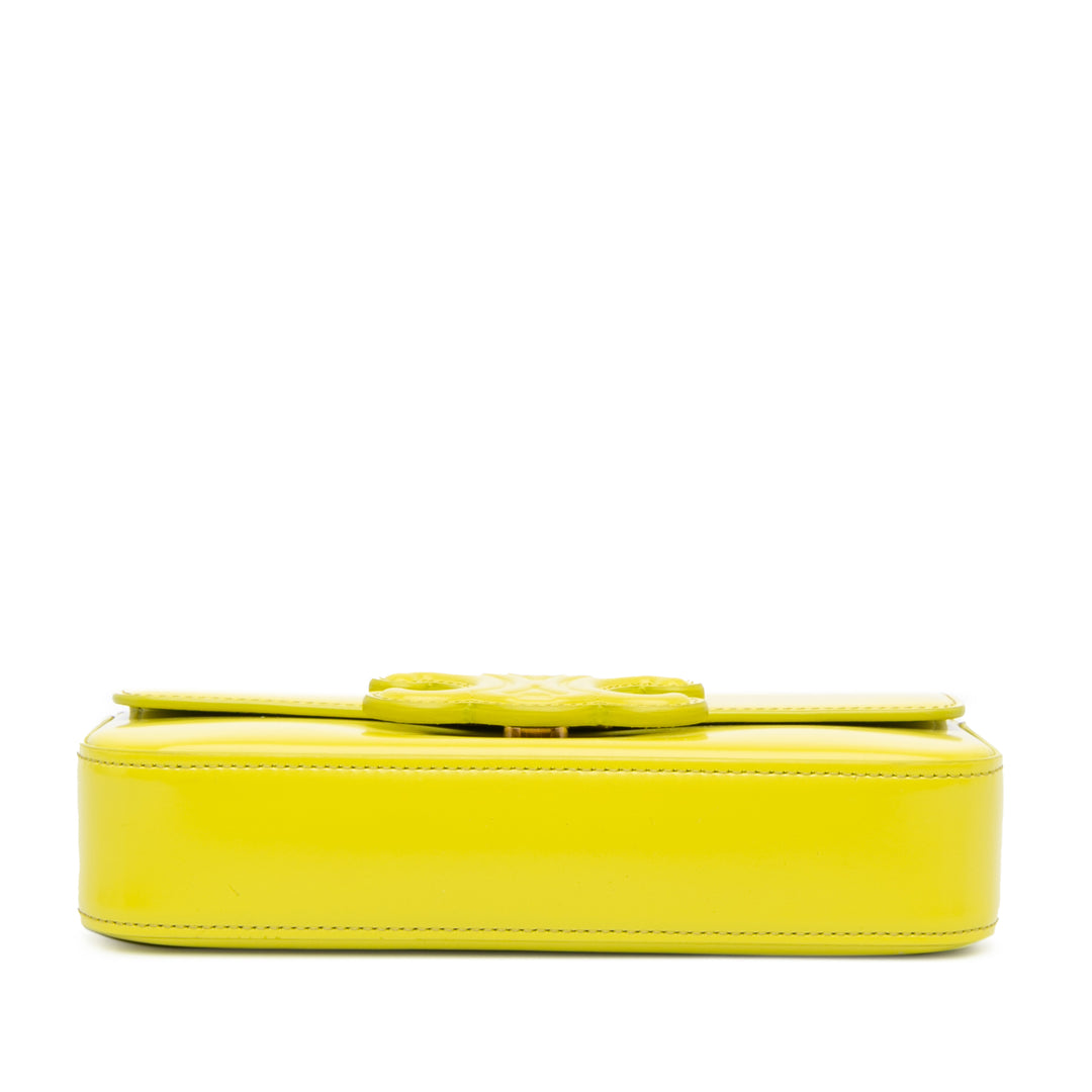 Celine Cuir de veau Cuir Triomphe Chain Sac bandoulière