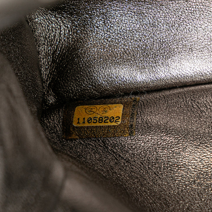 Reissue 2.55 Aged Metallic Calfskin Double Flap 225 Brown - Gaby Paris