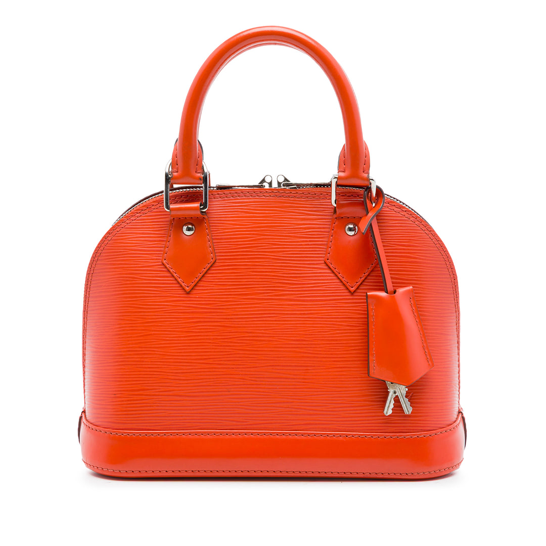 Louis Vuitton Alma BB Épi Orange – vue principale – GABY PARIS