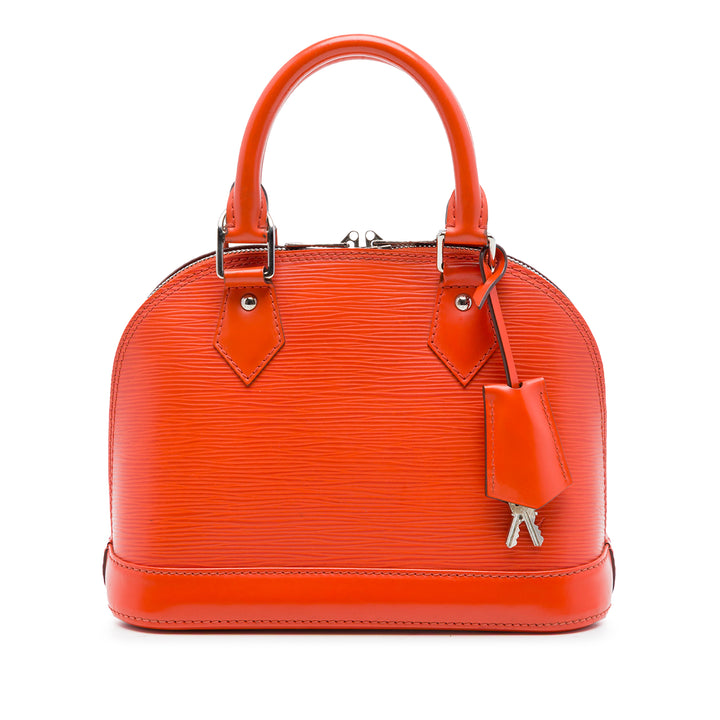 Louis Vuitton Alma BB Épi Orange – vue principale – GABY PARIS