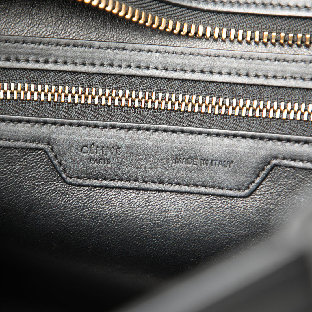 Celine Micro Smooth Cuir de veau Luggage Cabas