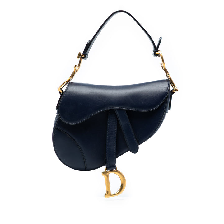 Dior Mini Smooth Cuir de veau Saddle Sac