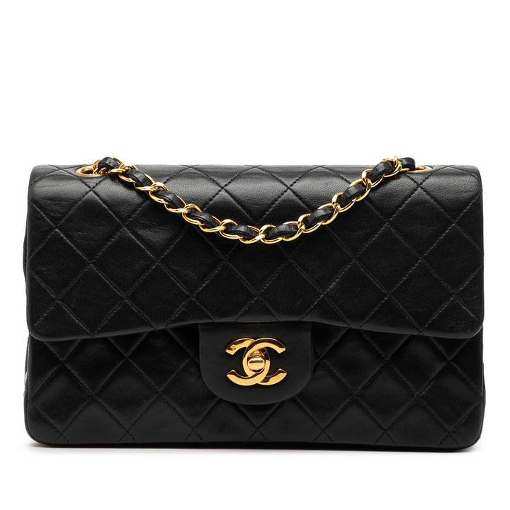 Chanel Small Classic Cuir d’agneau Double rabat