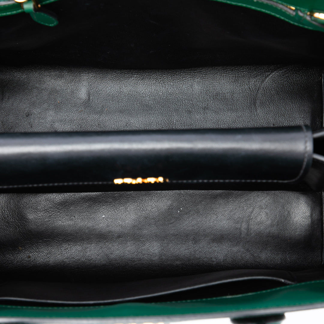 Prada Sac à main Bibliotheque Saffiano Vert – vue 4 – GABY PARIS