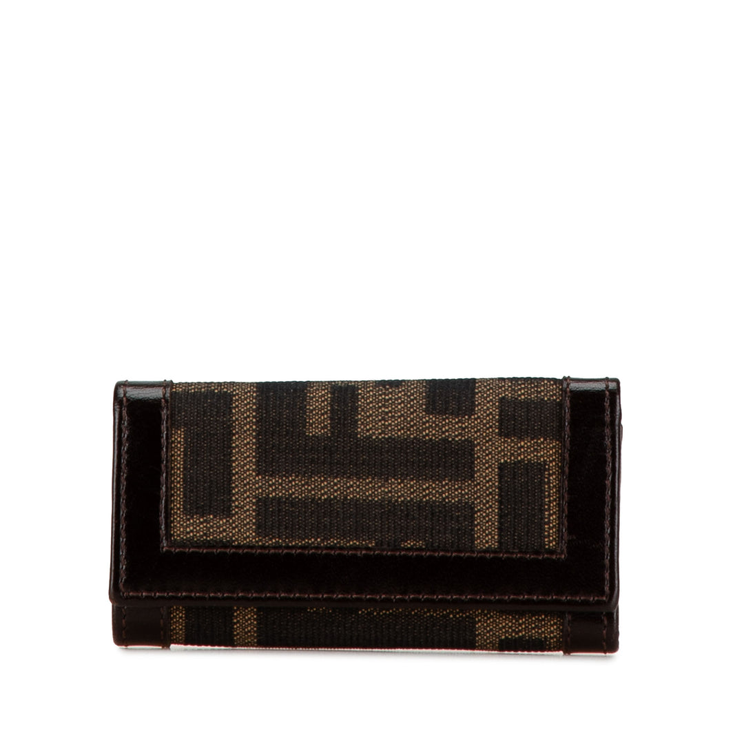 Zucca Canvas Key Holder Brown - Gaby Paris