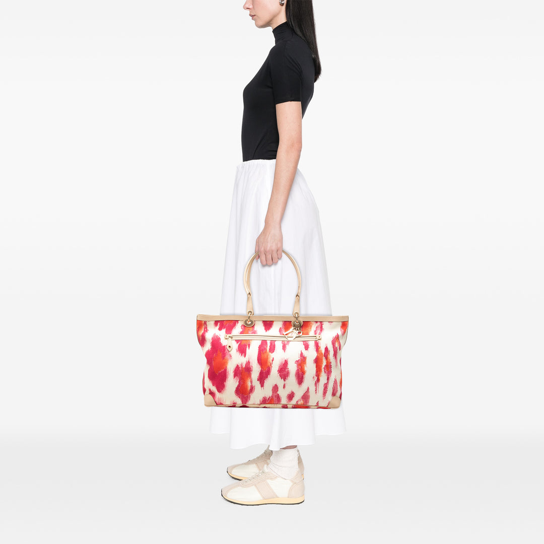 Dior Imprimé St Tropez Cabas Grand Toile