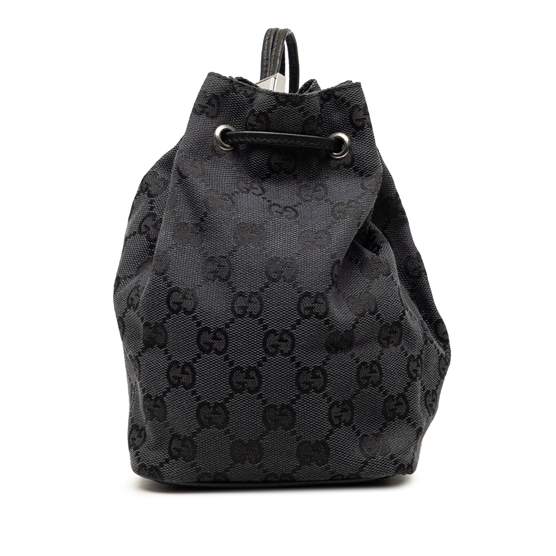 Gucci GG Toile Drawstring Bucket Sac