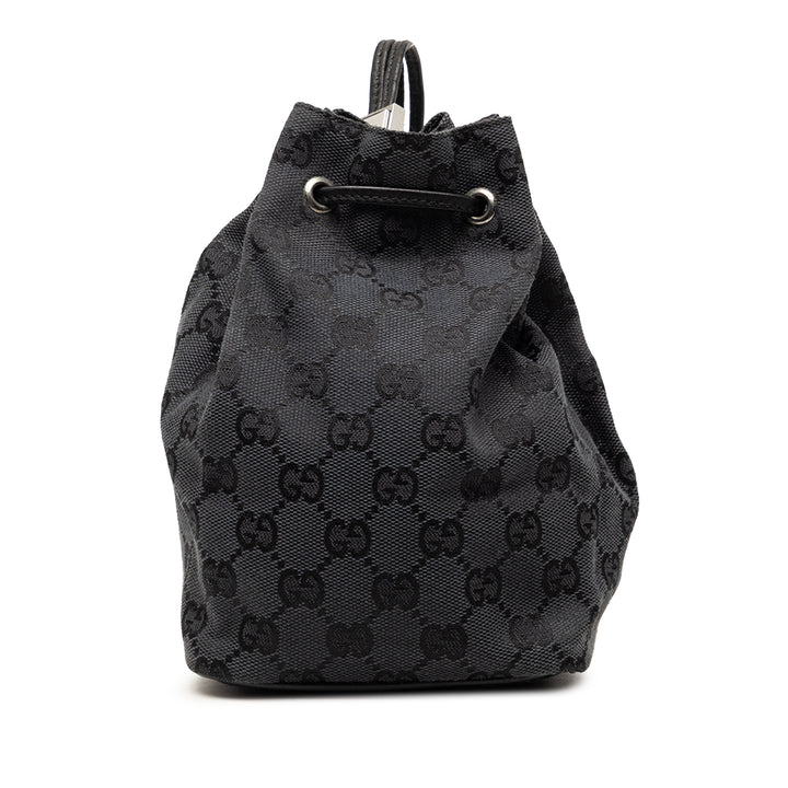 Gucci GG Toile Drawstring Bucket Sac