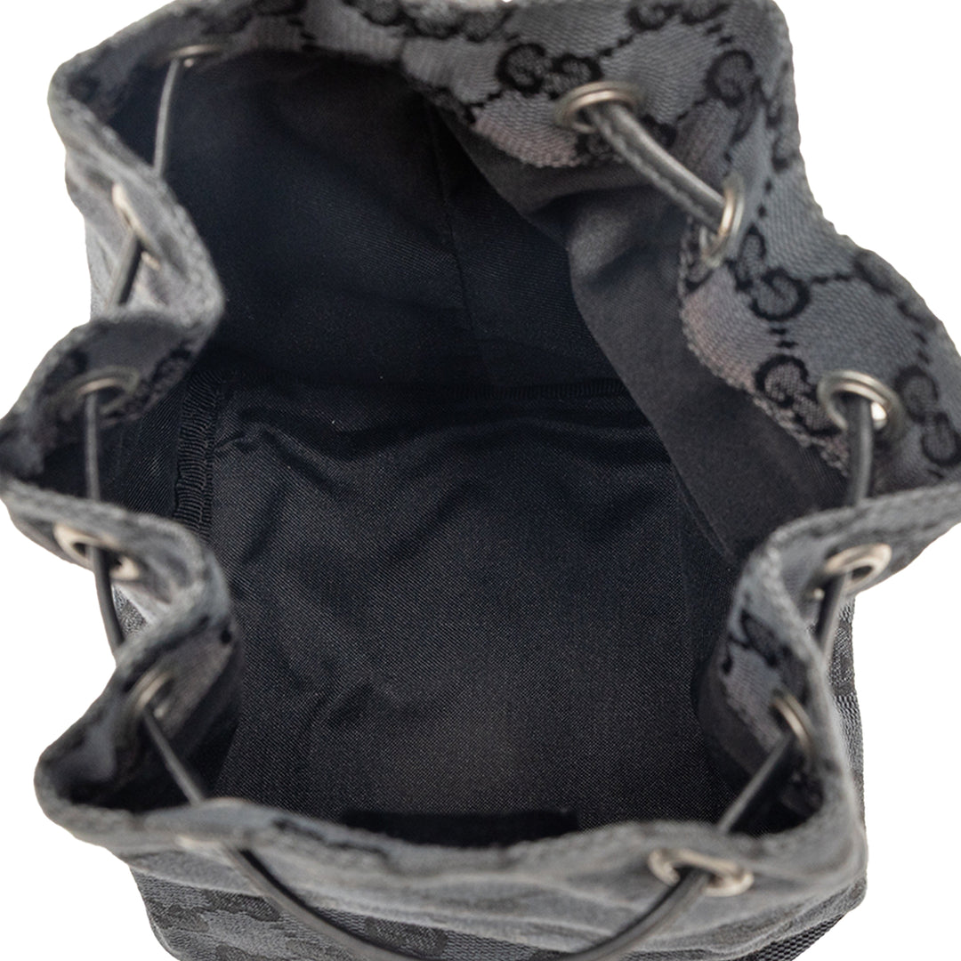 Gucci GG Toile Drawstring Bucket Sac
