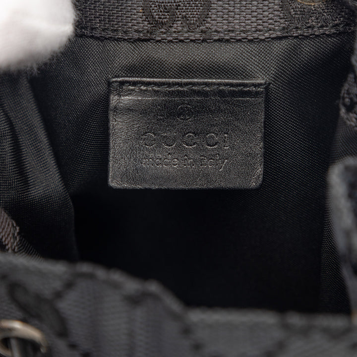 Gucci GG Toile Drawstring Bucket Sac