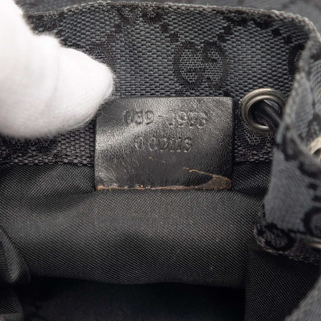 Gucci GG Toile Drawstring Bucket Sac