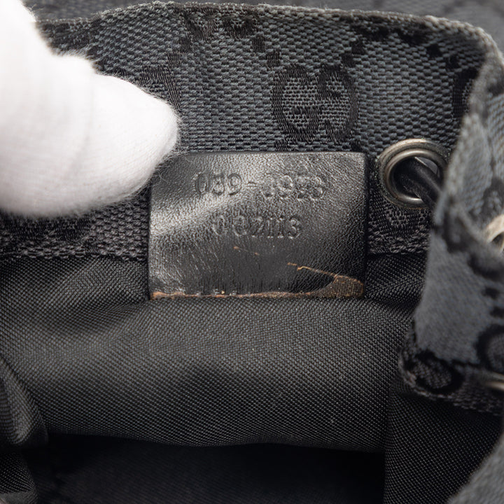 Gucci GG Toile Drawstring Bucket Sac