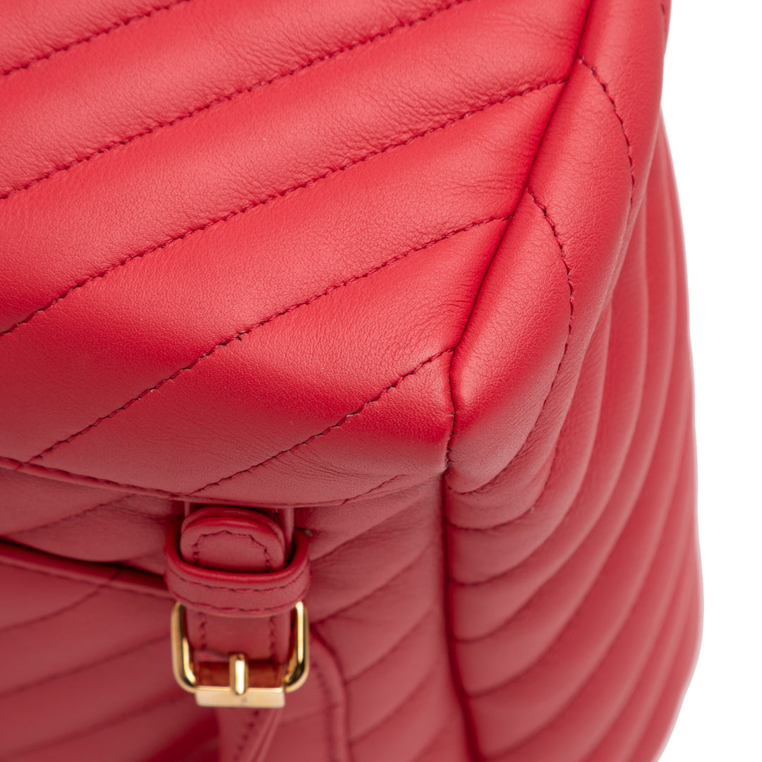 Chanel Chevron Urban Spirit Sac à dos Petit Cuir de veau
