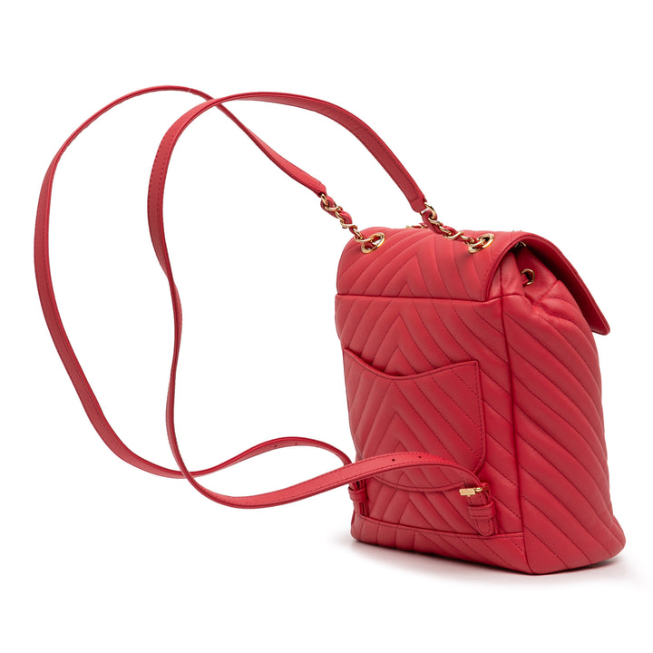 Chanel Chevron Urban Spirit Sac à dos Petit Cuir de veau