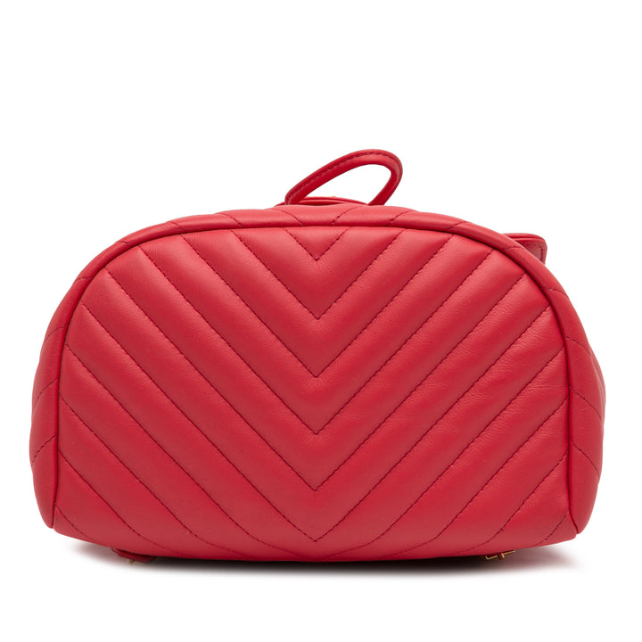 Chanel Chevron Urban Spirit Sac à dos Petit Cuir de veau