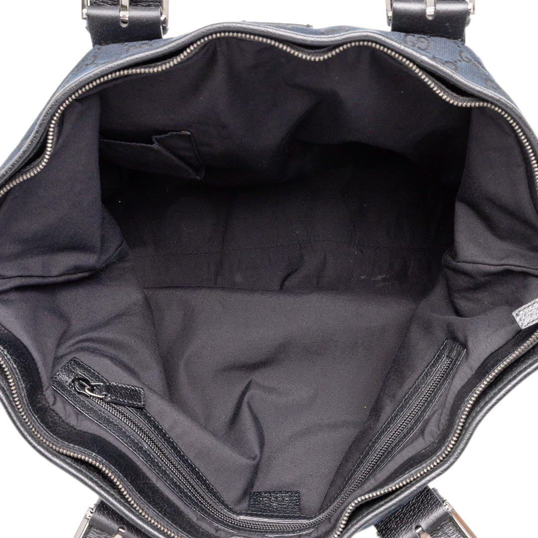 Gucci Cabas GG Web Noir – vue 4 – GABY PARIS
