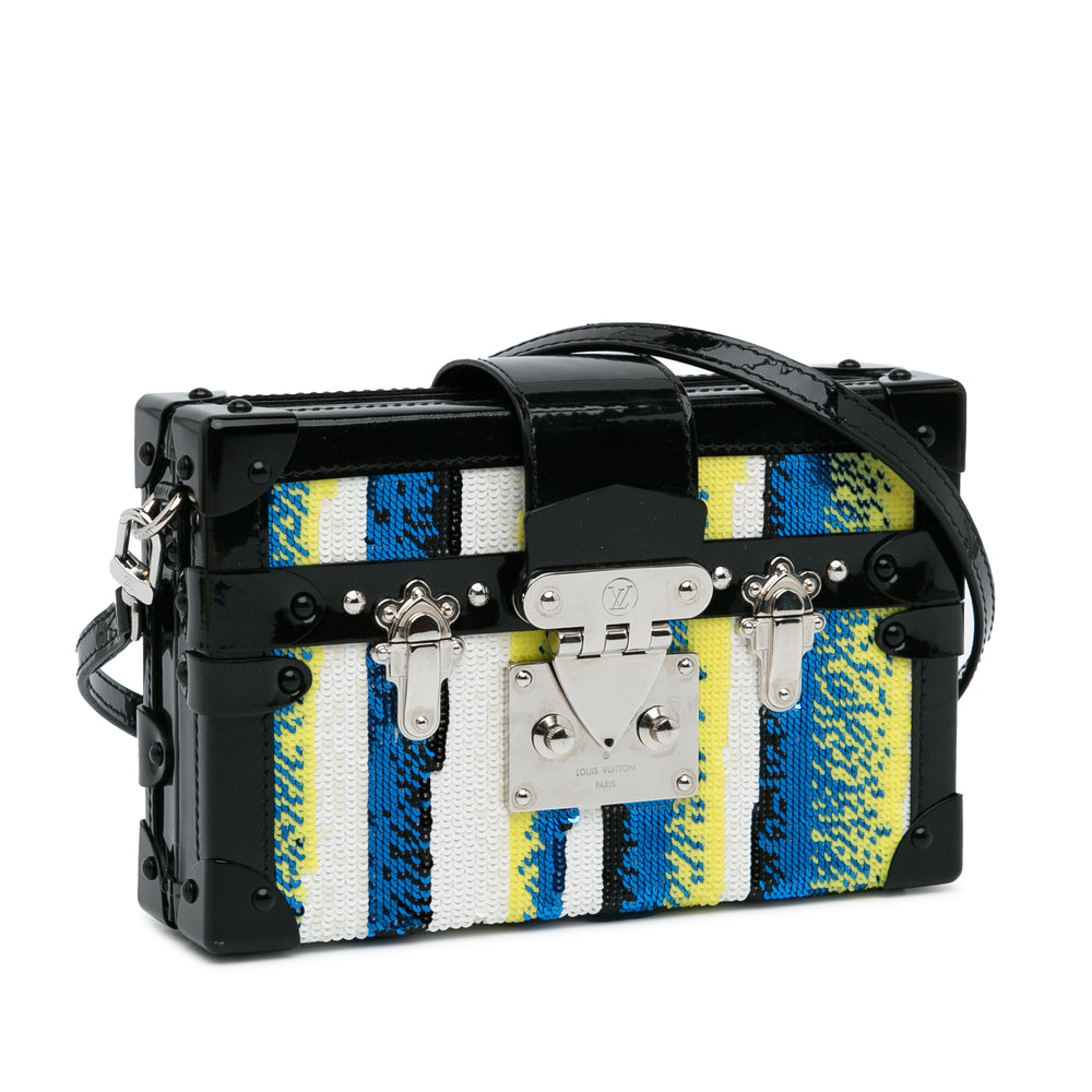 Louis Vuitton Sac bandoulière Sequinss Malle Petite Noir – vue 2 – GABY PARIS