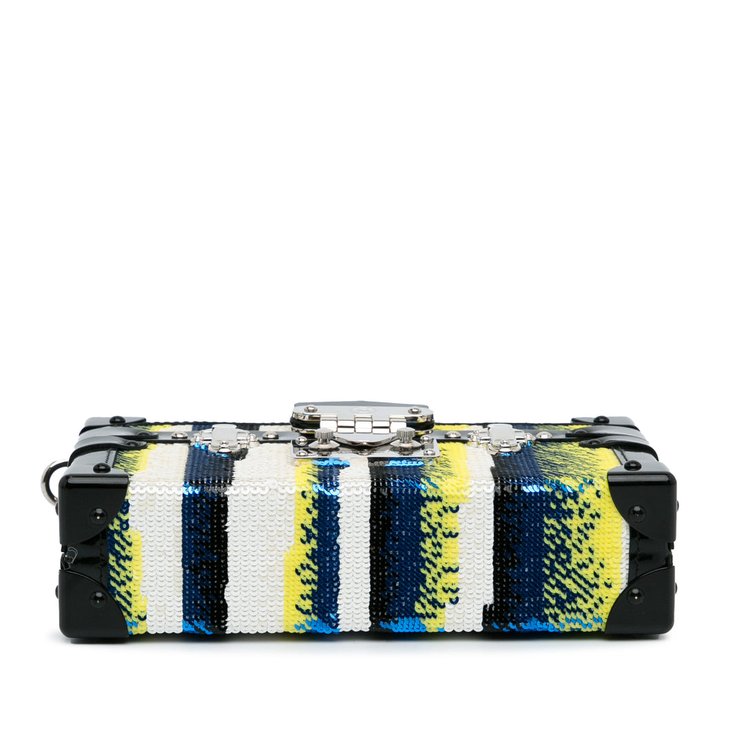 Louis Vuitton Sac bandoulière Sequinss Malle Petite Noir – vue 5 – GABY PARIS