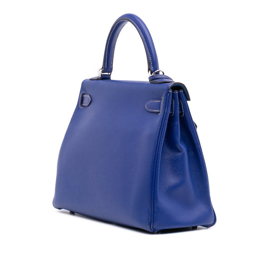 Epsom Candy Kelly II Sellier Verso 28 Blue - Gaby Paris