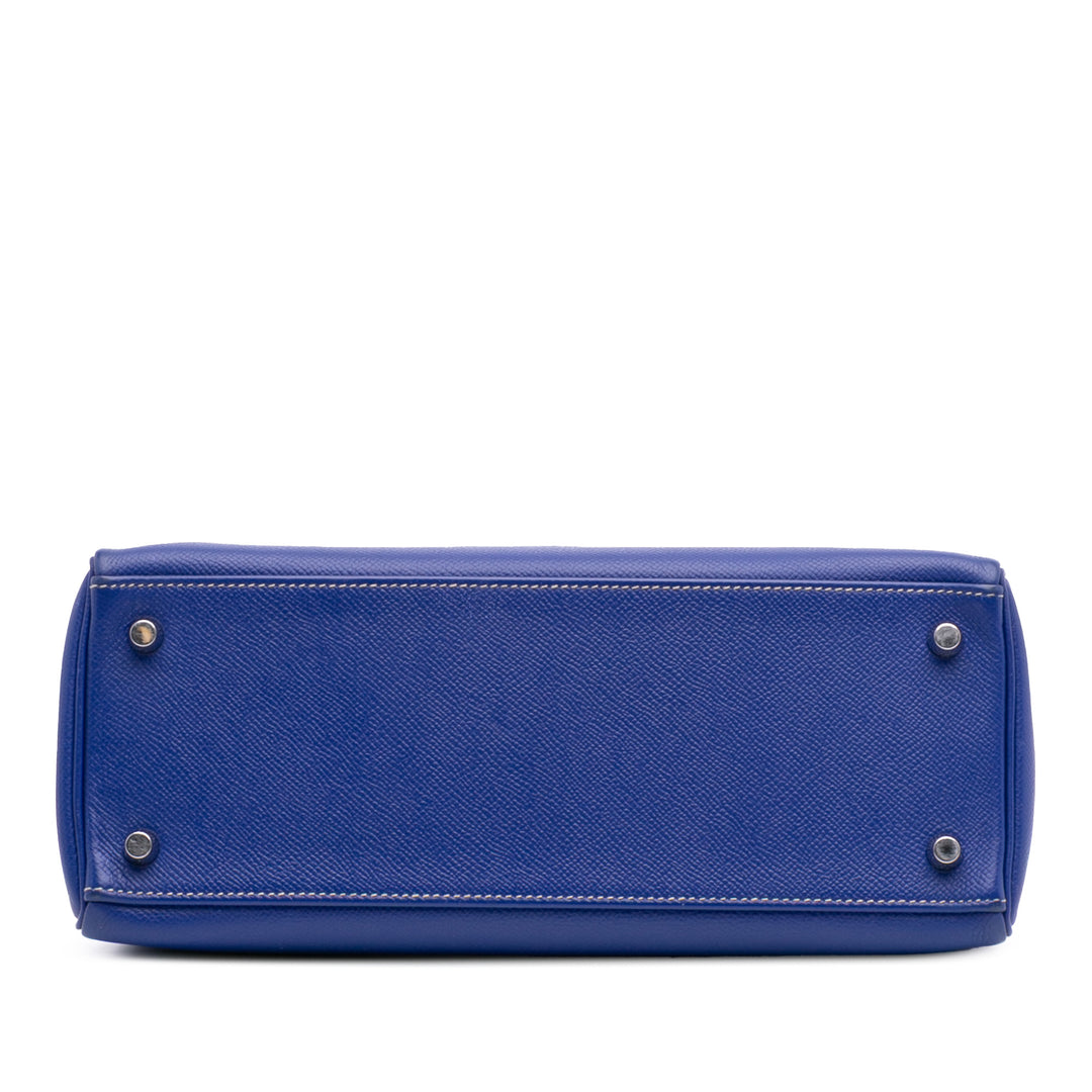 Epsom Candy Kelly II Sellier Verso 28 Blue - Gaby Paris