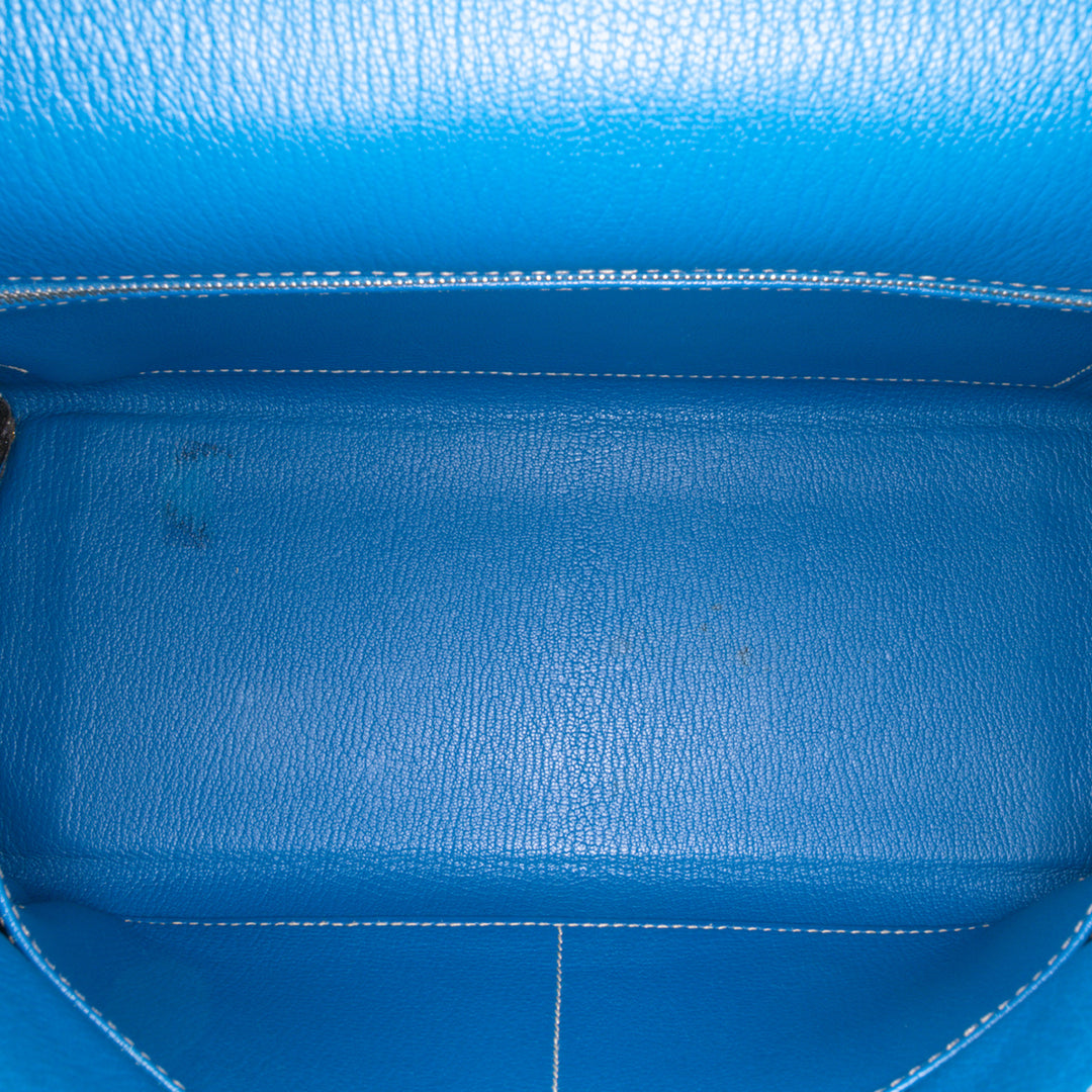 Epsom Candy Kelly II Sellier Verso 28 Blue - Gaby Paris