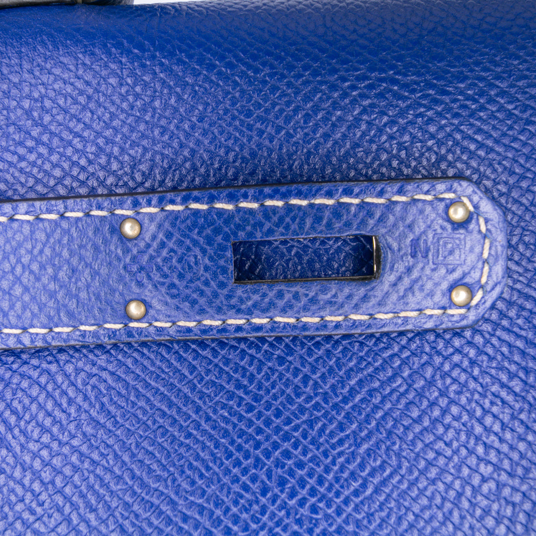 Epsom Candy Kelly II Sellier Verso 28 Blue - Gaby Paris