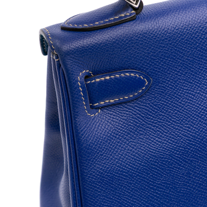 Epsom Candy Kelly II Sellier Verso 28 Blue - Gaby Paris