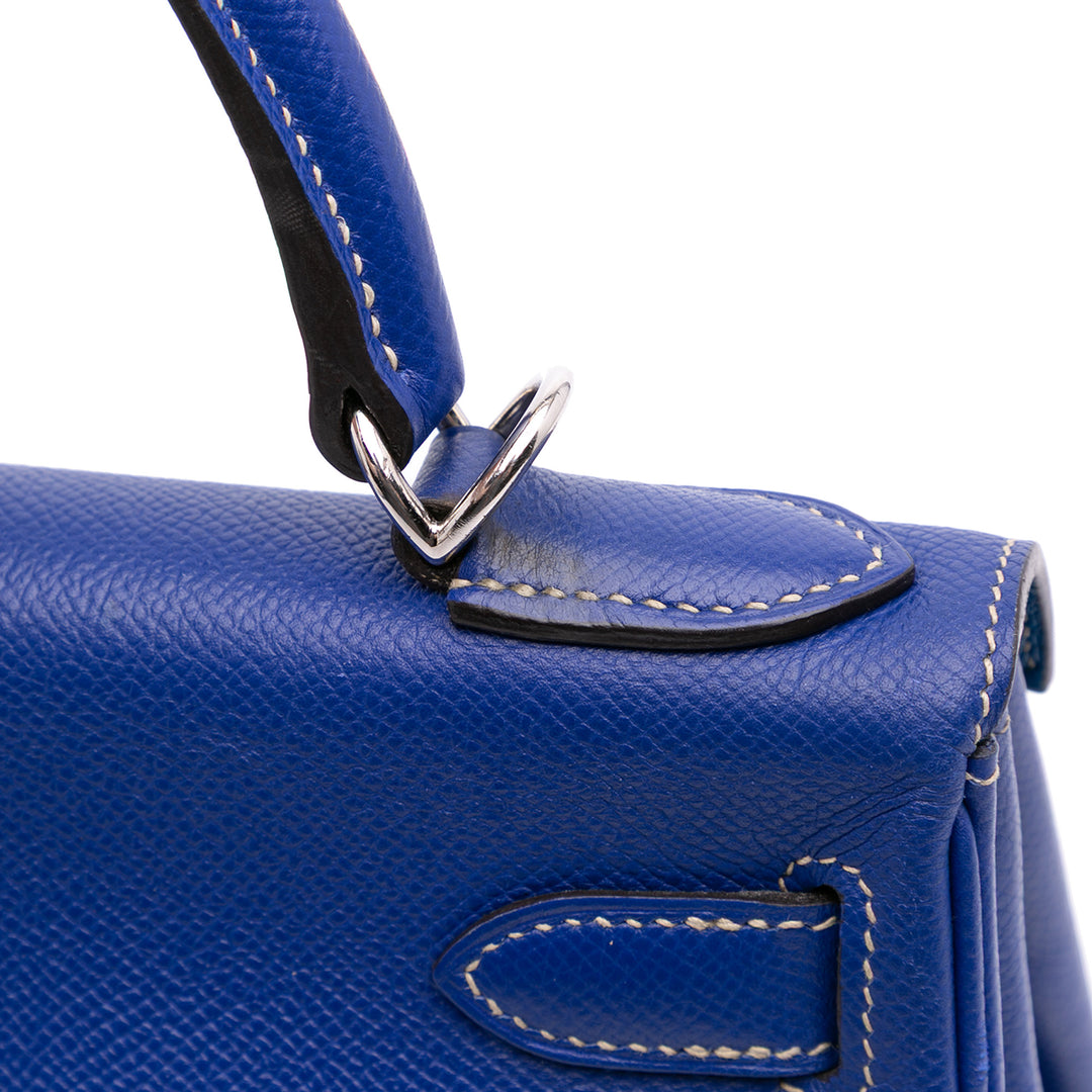 Epsom Candy Kelly II Sellier Verso 28 Blue - Gaby Paris