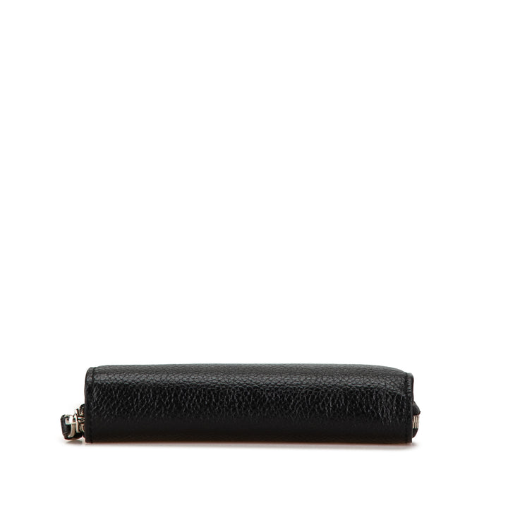 Leather Everyday Bifold Wallet Black - Gaby Paris