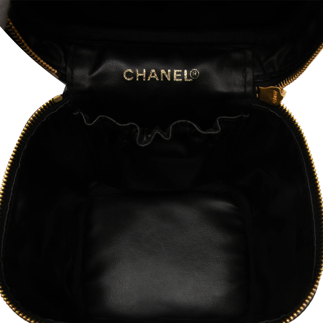 CC Vanity Cuir caviar Noir