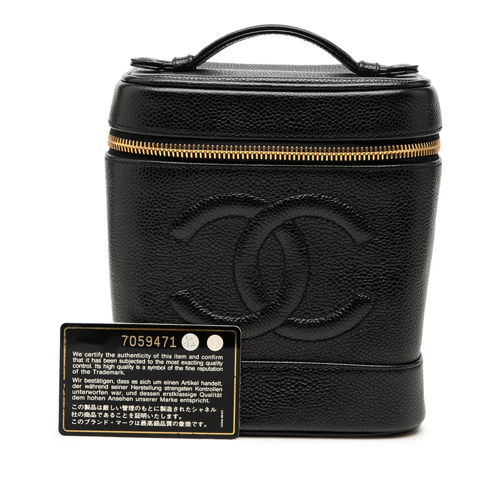 CC Vanity Cuir caviar Noir