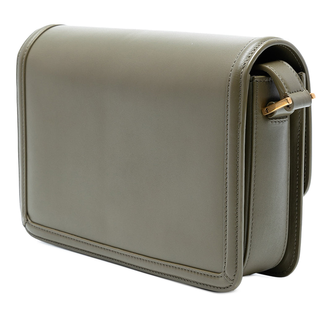 Saint Laurent Medium Cuir Solferino Sac cartable In Boîte Vert – GABY PARIS Authentique