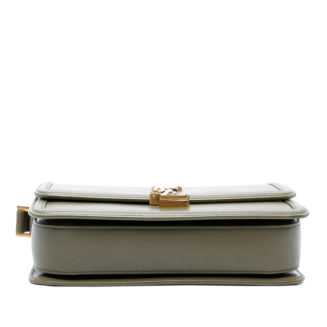 Saint Laurent Medium Cuir Solferino Sac cartable In Boîte Vert – GABY PARIS Authentique