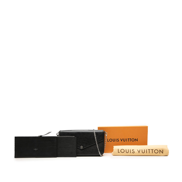 Pochette Felicie Épi Noir