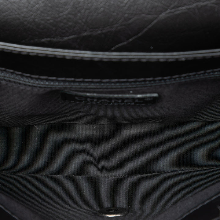 Chanel Sac bandoulière CC et Shearling Rabat simple Multi Tweed Multicolore – vue 4 – GABY PARIS