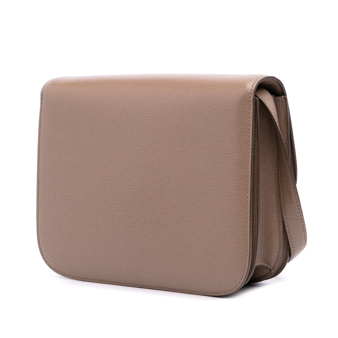 Celine Medium Liege Cuir de veau Classic Boîte Marron
