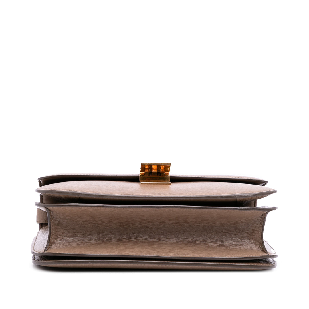 Celine Medium Liege Cuir de veau Classic Boîte Marron