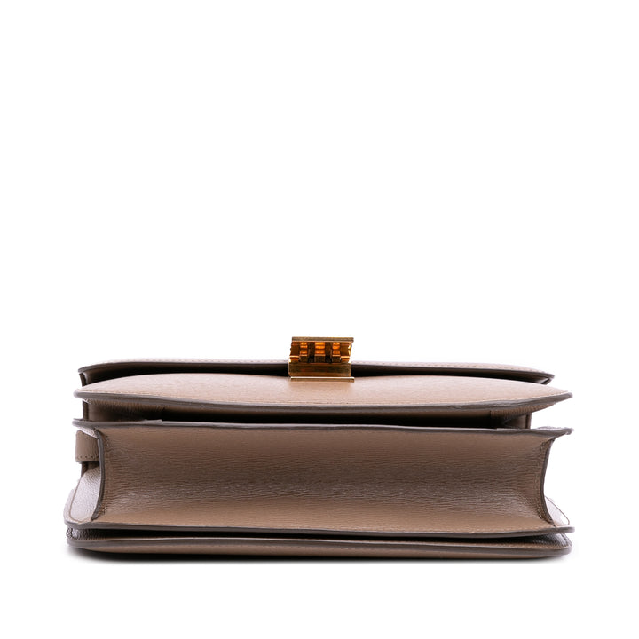 Celine Medium Liege Cuir de veau Classic Boîte Marron