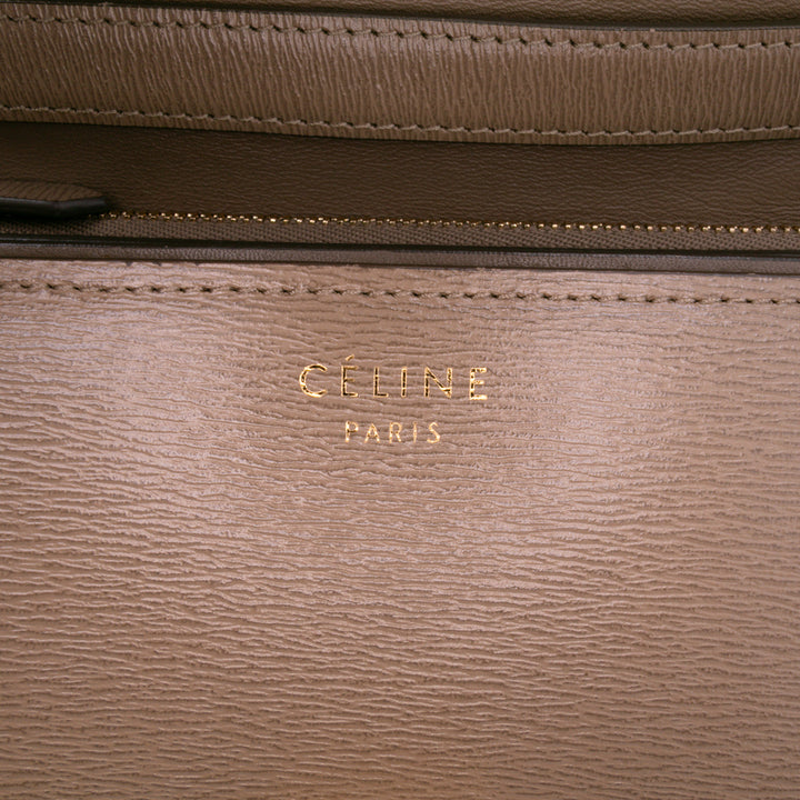 Celine Medium Liege Cuir de veau Classic Boîte Marron