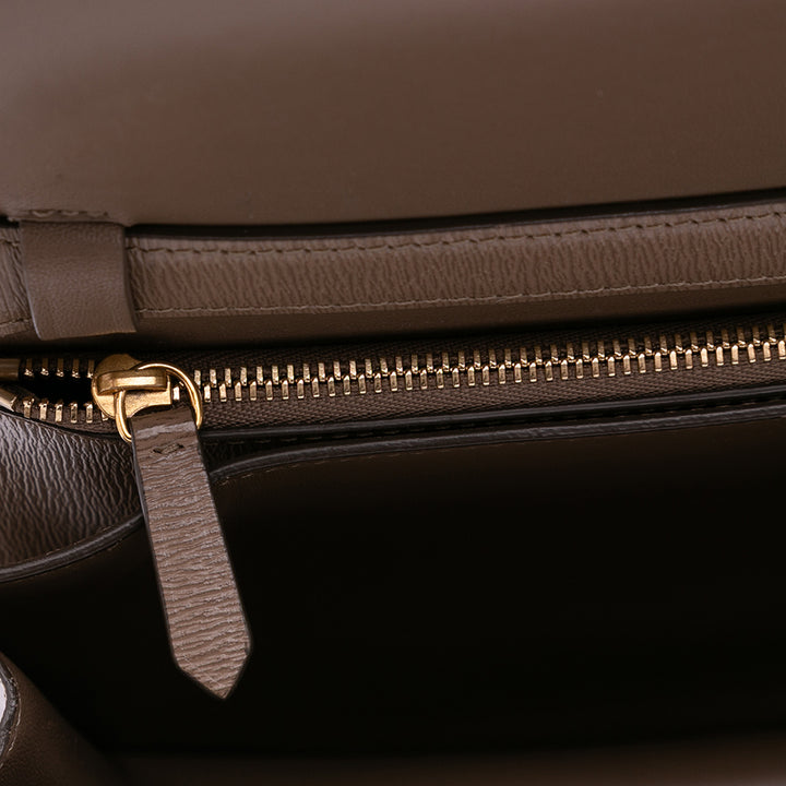 Celine Medium Liege Cuir de veau Classic Boîte Marron