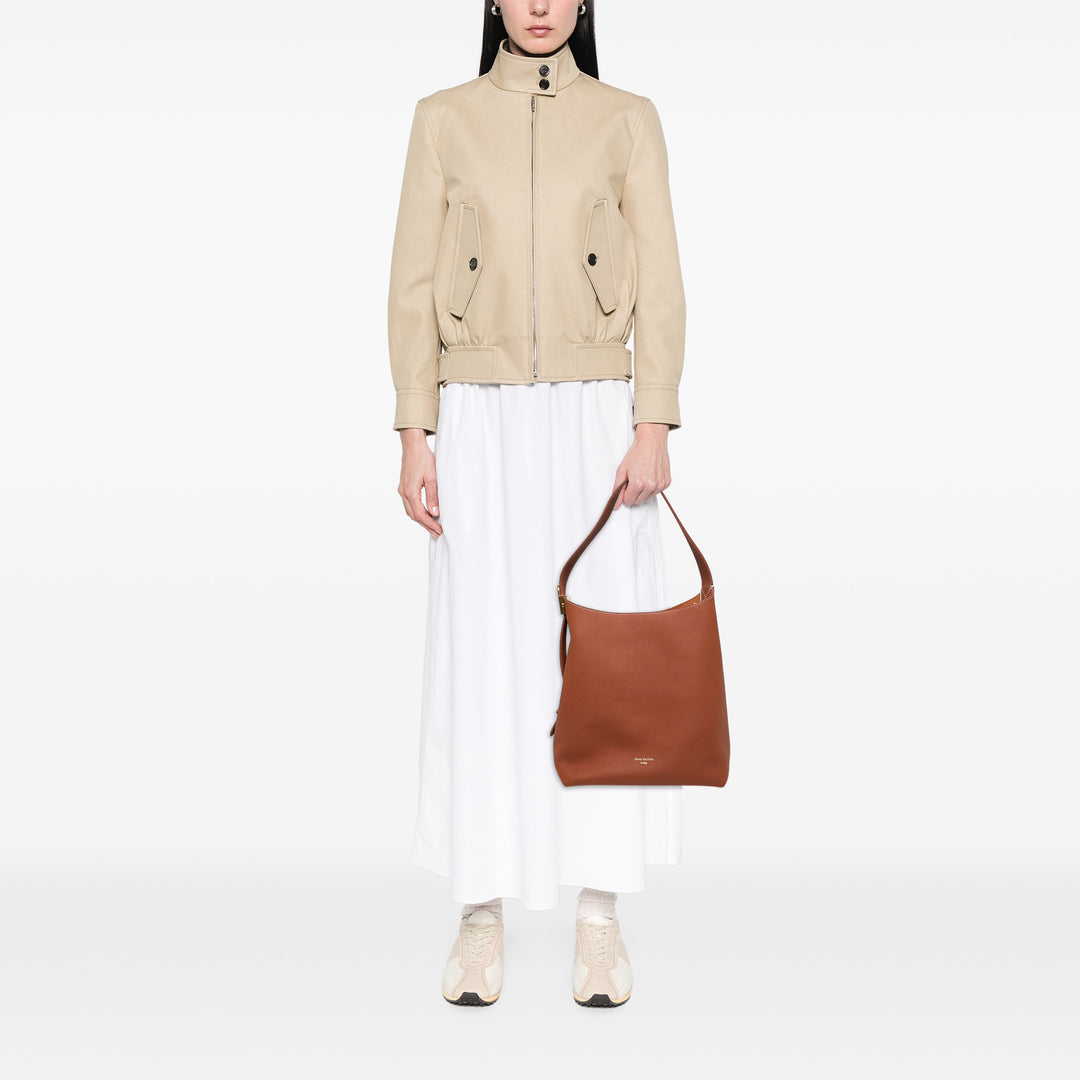 Louis Vuitton grainé Low Key Hobo MM Cuir de veau grainé Marron – vue 6 – GABY PARIS