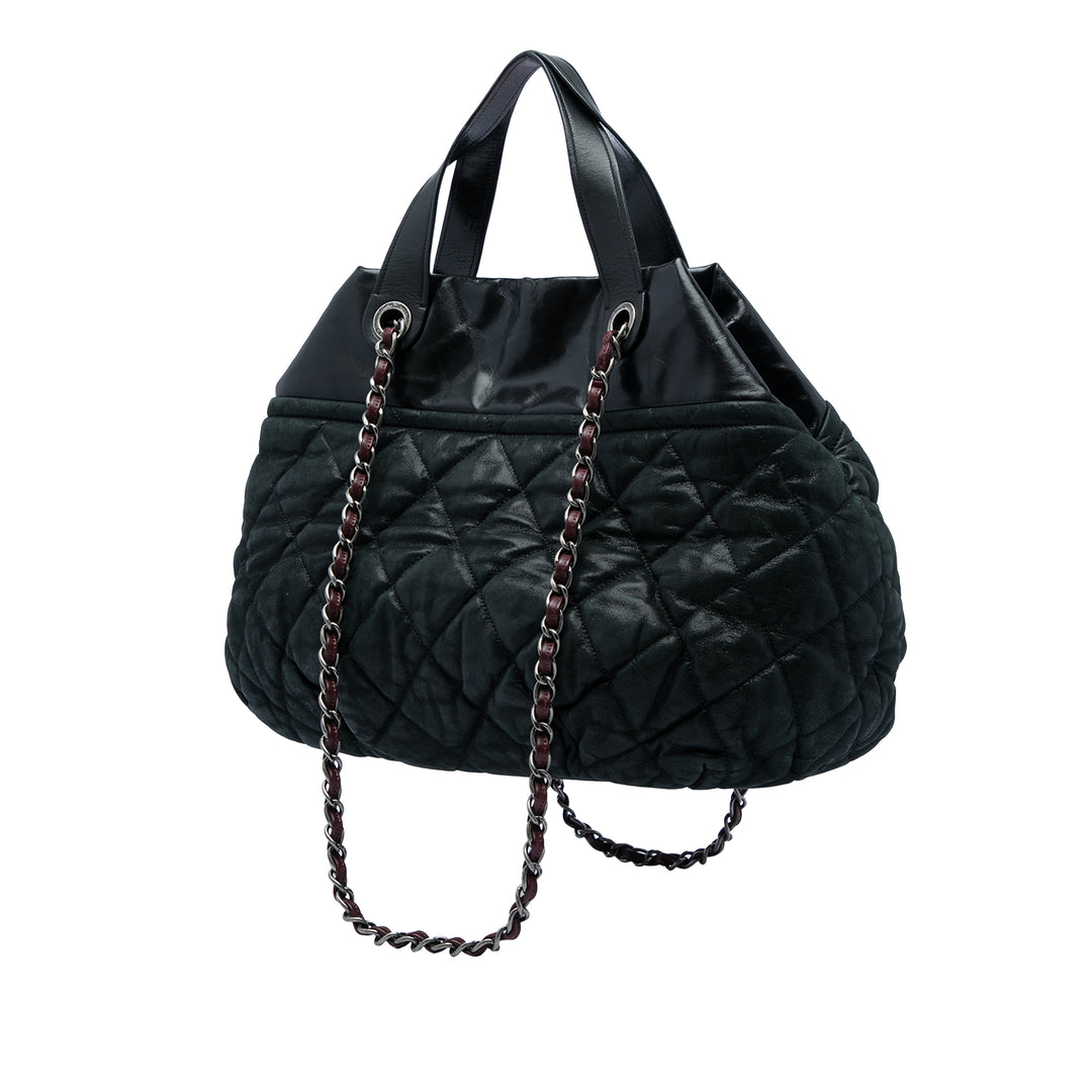 Chanel Large Matelassé Iridescent Cuir de veau In The Mix Sac