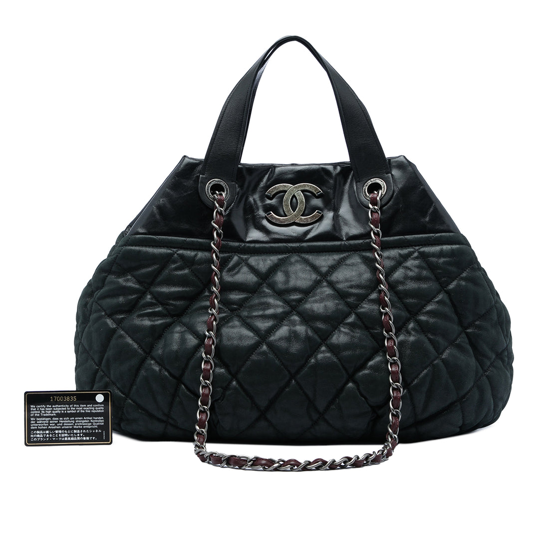 Chanel Large Matelassé Iridescent Cuir de veau In The Mix Sac